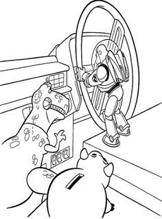 236x319 Toy Story Flying Buzz Coloring Pages