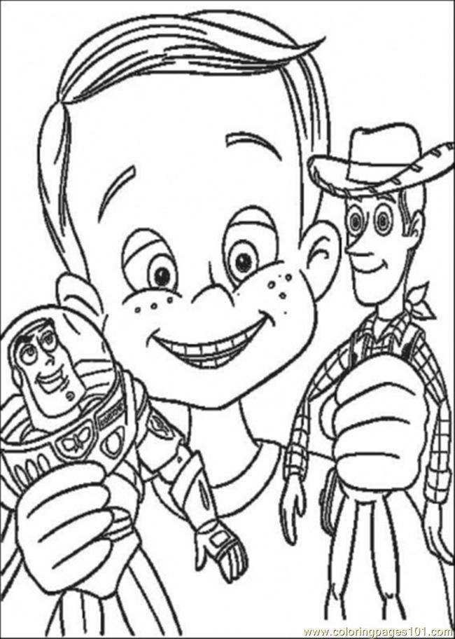 Buzz Lightyear And Woody Coloring Pages