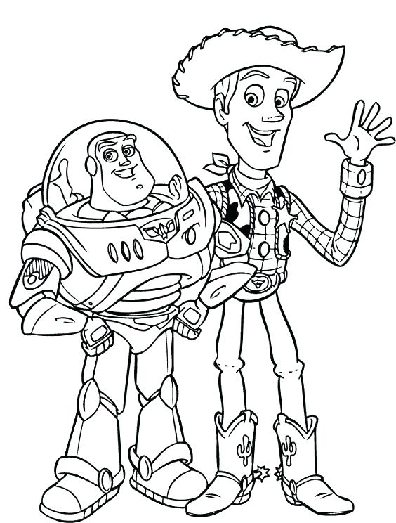 564x744 Buzz Lightyear Coloring Pages Plus Woody And Buzz Coloring Pages