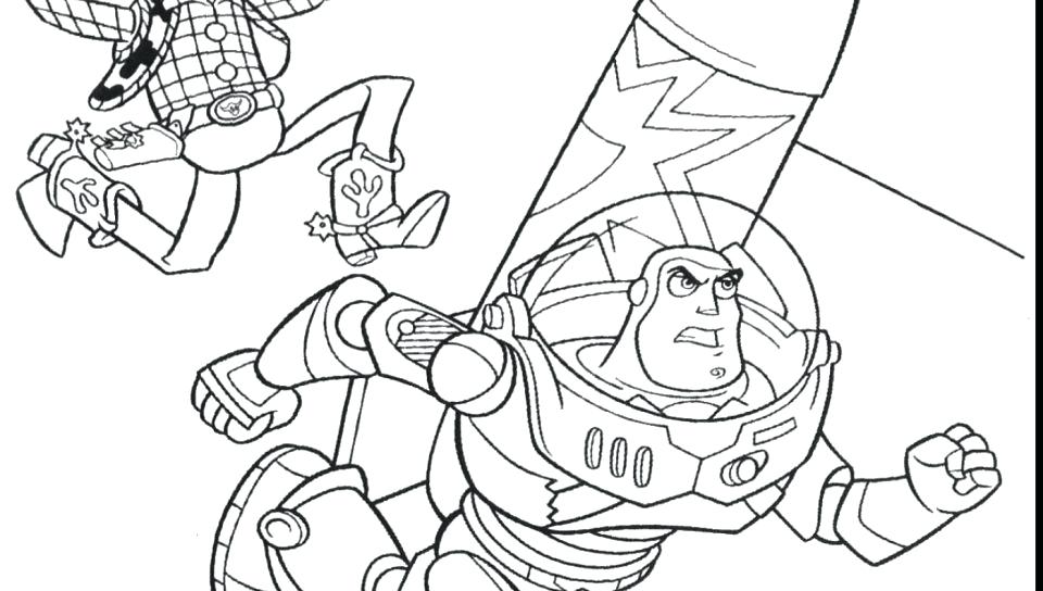 960x544 Sheriff Woody Happy With Horse Toy Story Coloring Pages Flying