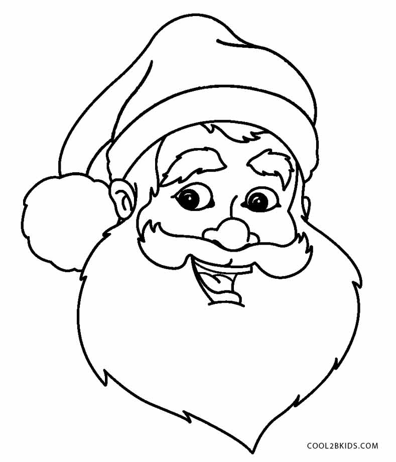 789x920 Free Printable Santa Coloring Pages For Kids