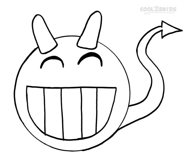 600x520 Printable Smiley Face Coloring Pages For Kids