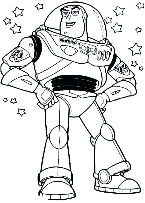 Buzz Lightyear Face Coloring Pages at GetDrawings | Free download