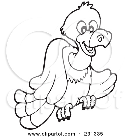 450x470 Vulture Coloring Pages