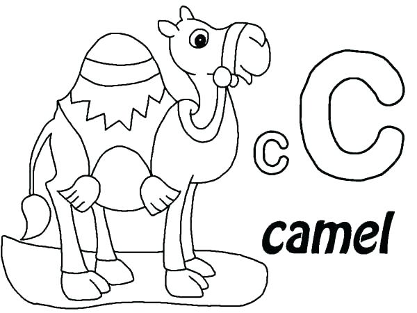 600x450 Letter C Coloring Pages For Toddlers Letter C Coloring Book C Is