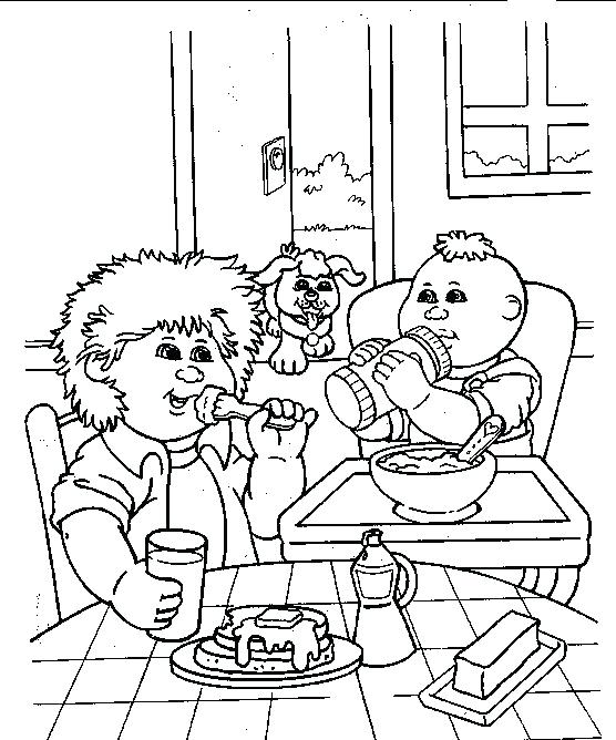 556x668 Cabbage Patch Coloring Pages