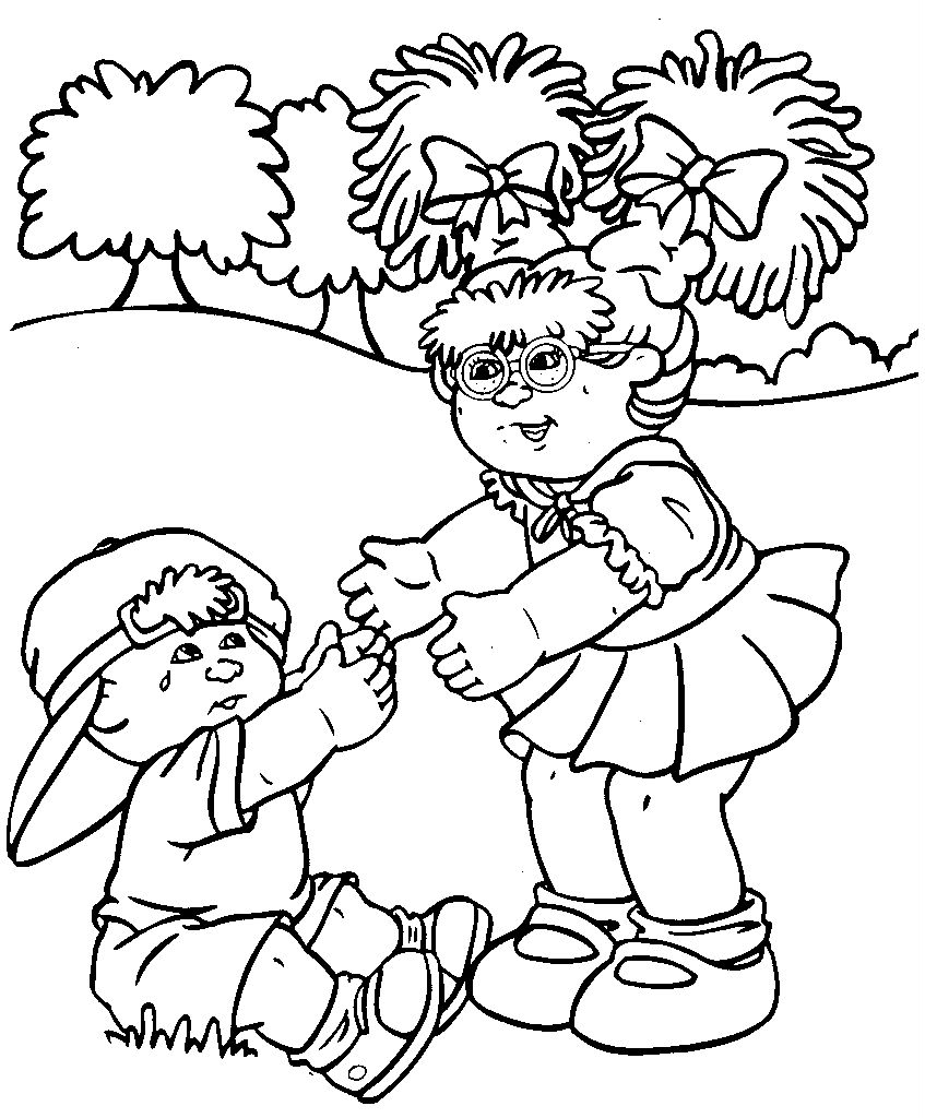 847x1024 Cabbage Patch Kids Coloring Pages Collection Coloring For Kids