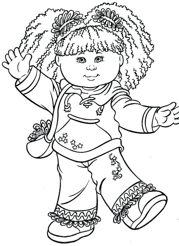 584x800 Idea Cabbage Patch Kids Coloring Pages And Coloring Pages