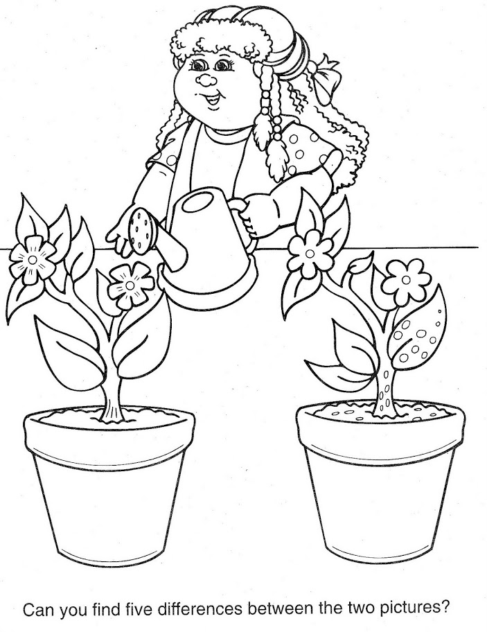 703x912 Cabbage Patch Kids Children's Coloring Books