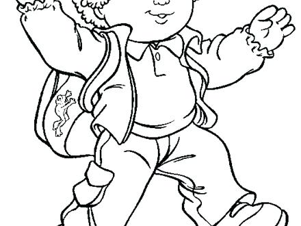 440x330 Cabbage Patch Kids Coloring Pages Christmas Stocking