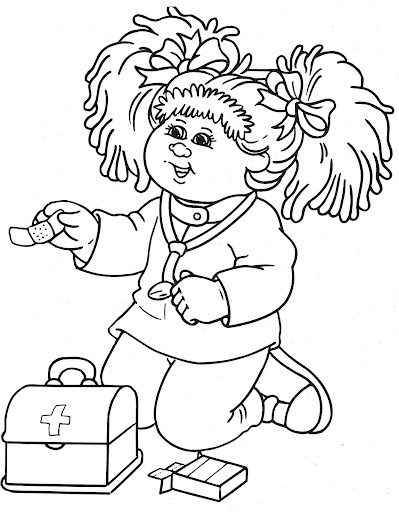 399x512 Cabbage Patch Kids Colouring Book Coloring Of Cartoon Printable