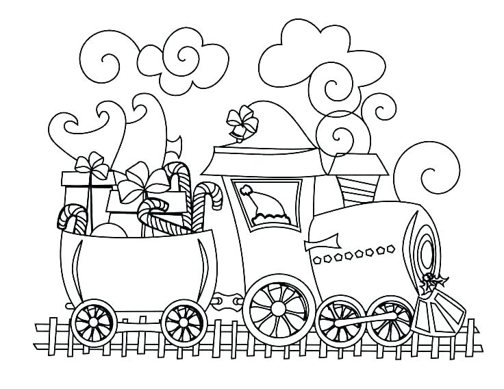 736x568 Coloring Train Enge Colourg Prt Train Caboose Coloring Pages