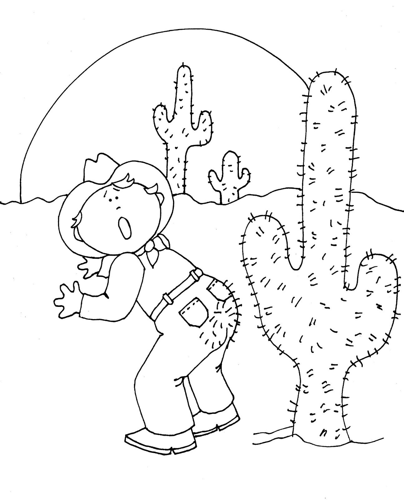1294x1600 Professional Cactus Coloring Sheet Page Preschool In Pretty Draw