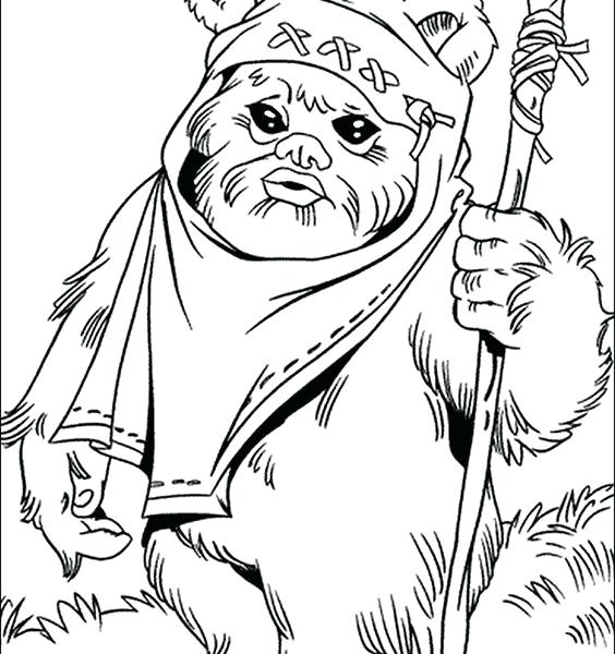 564x600 Ewok Coloring Pages Click To See Printable Version Of Cad Bane