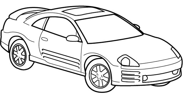 630x325 Acura Tl Hybrid Coloring Page