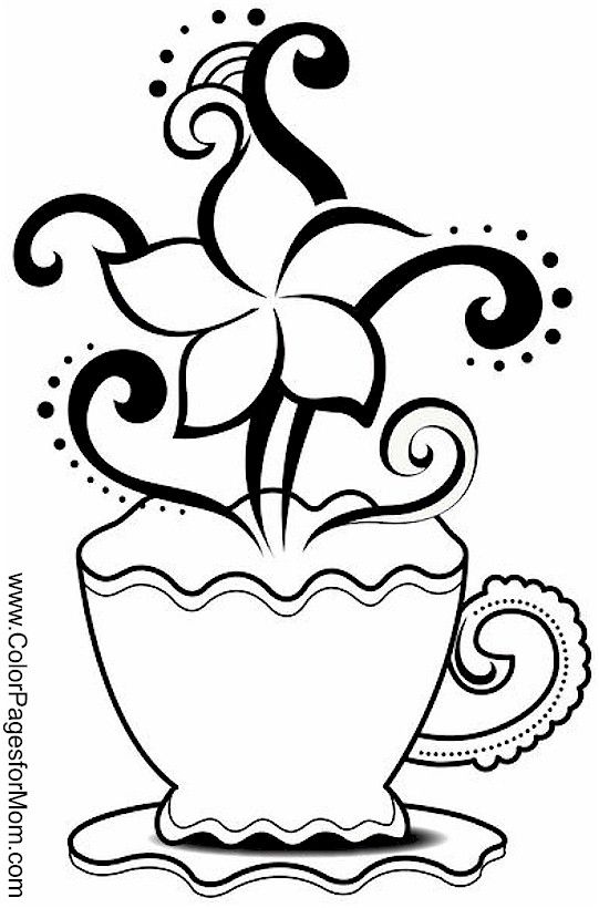 541x820 Coffee Coloring Page Coloring Pages Coffee
