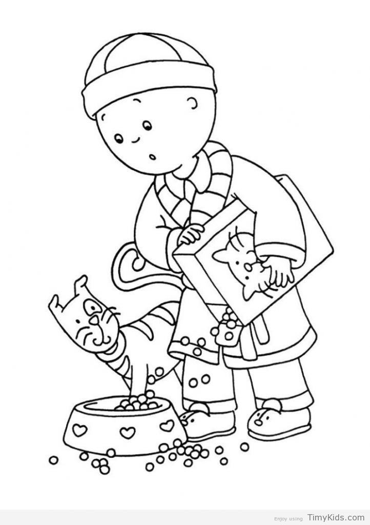 722x1024 Caillou Coloring Pages Caillou Coloring Page Timykids Printable