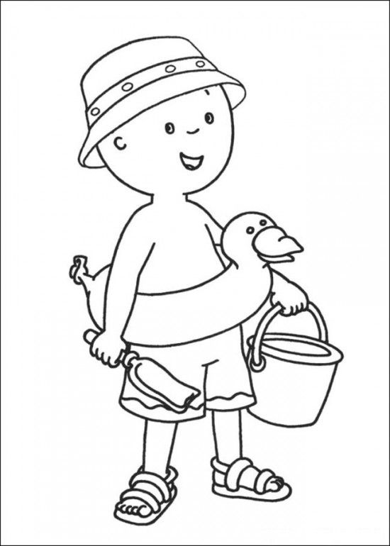 550x770 Caillou Coloring Pages Online Picture Picture