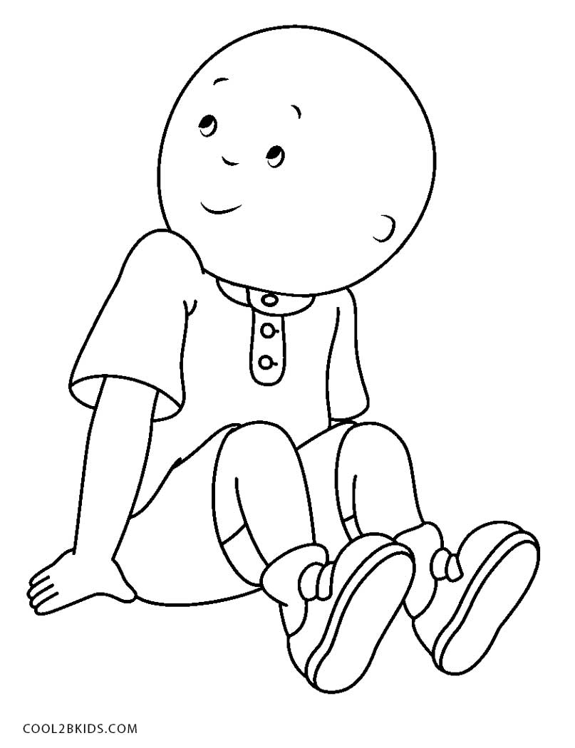 807x1050 Free Printable Caillou Coloring Pages For Kids