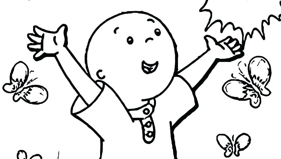 960x544 Caillou Colouring Pages