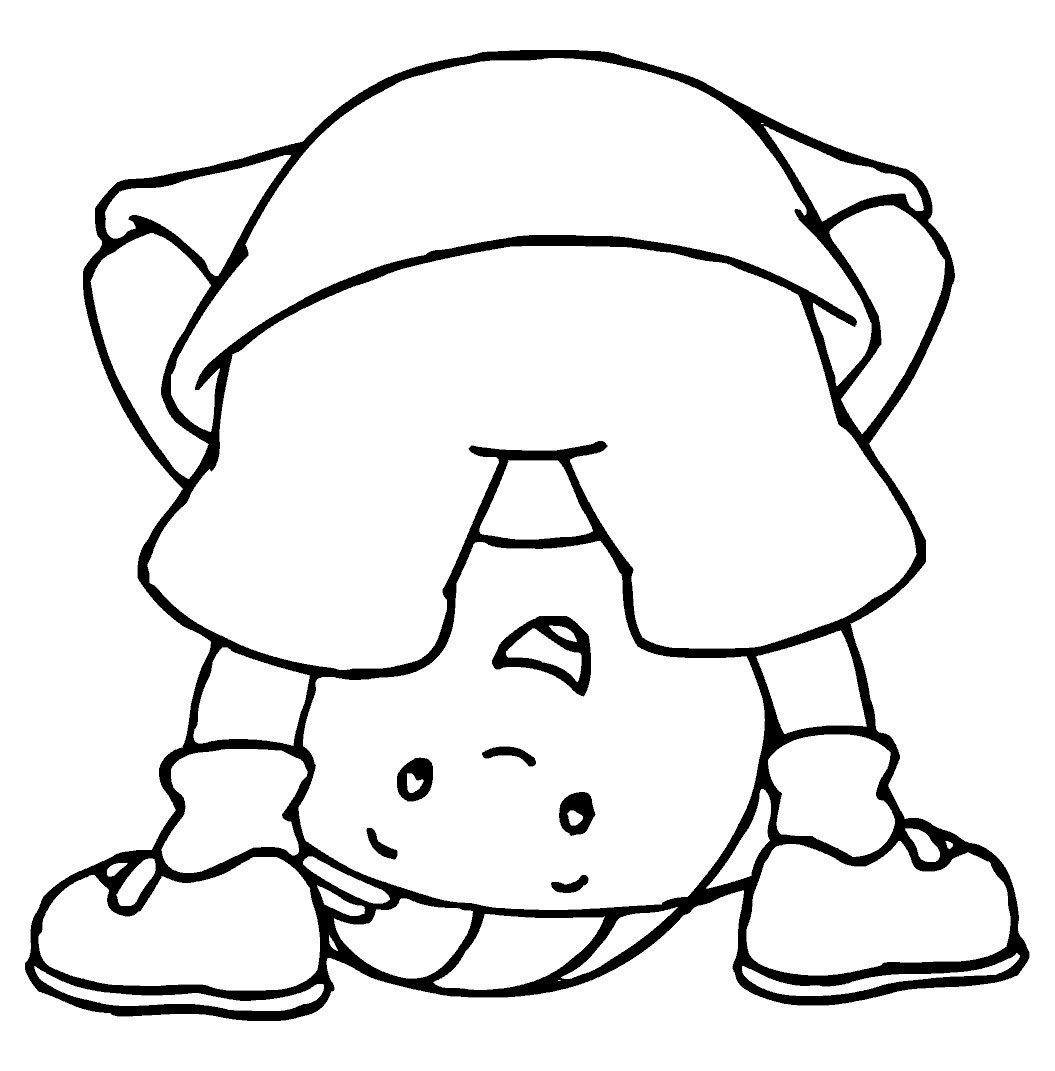 1055x1071 Caillou Coloring Pages