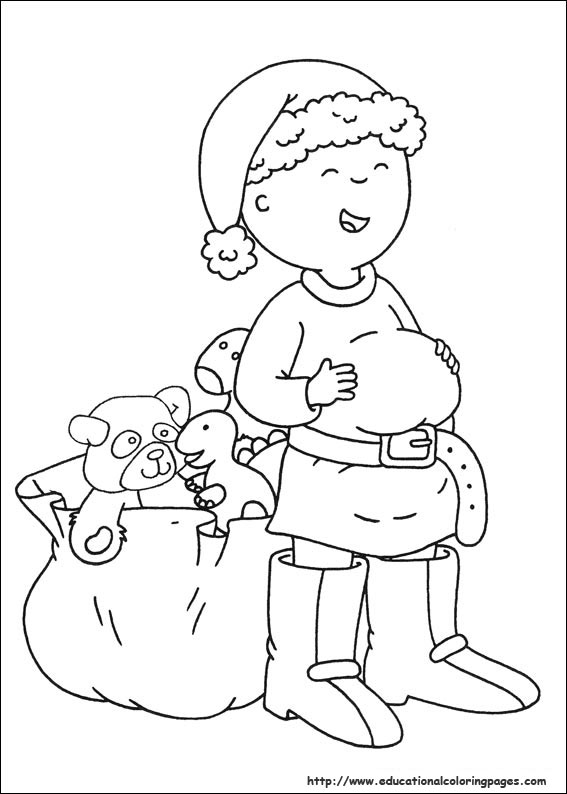 567x794 Caillou Coloring Pages