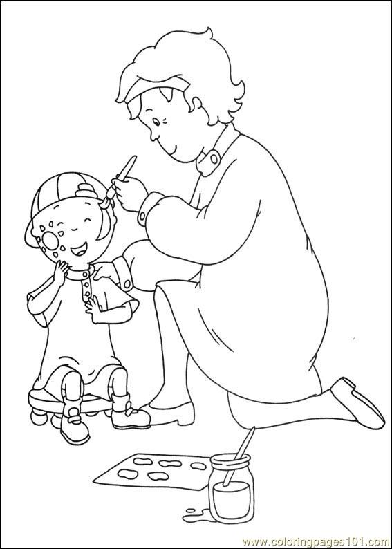 567x794 Caillou Coloring Pages Coloring Page