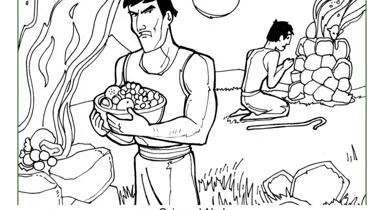 750x410 Cool Cain And Abel Coloring Pages Colorings Me