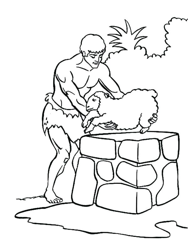 600x800 Cain And Abel Coloring Page Icontent