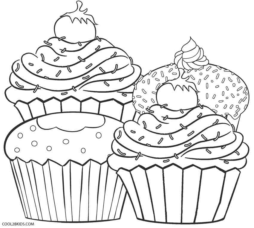 850x765 Cup Cake Coloring Pages Free Printable Cupcake Coloring Pages