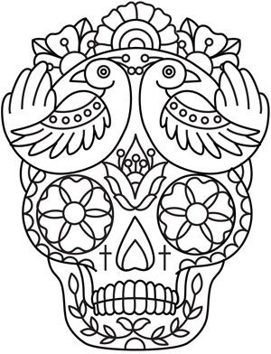 300x392 Pajaros Y Calavera Design