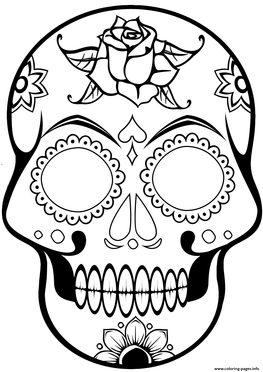 1060x1500 Skull Printable Coloring Pages Educational Coloring Pages