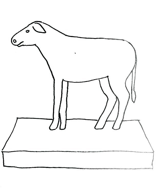 640x731 Golden Calf Coloring Page And The Golden Calf Coloring Page