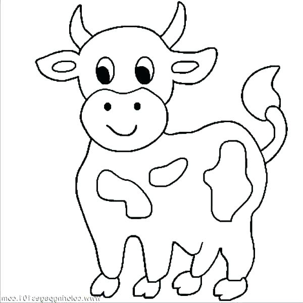 600x600 Calf Coloring Pages
