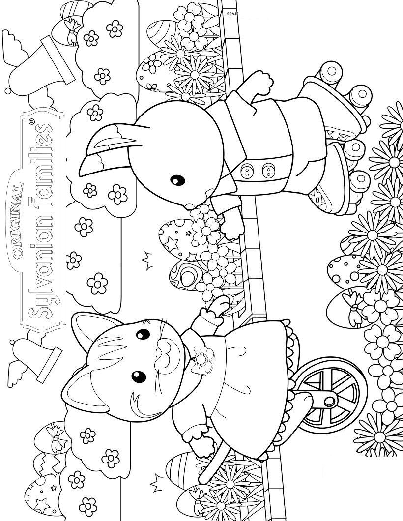 820x1060 Kids N Coloring Pages Of Calico Critters