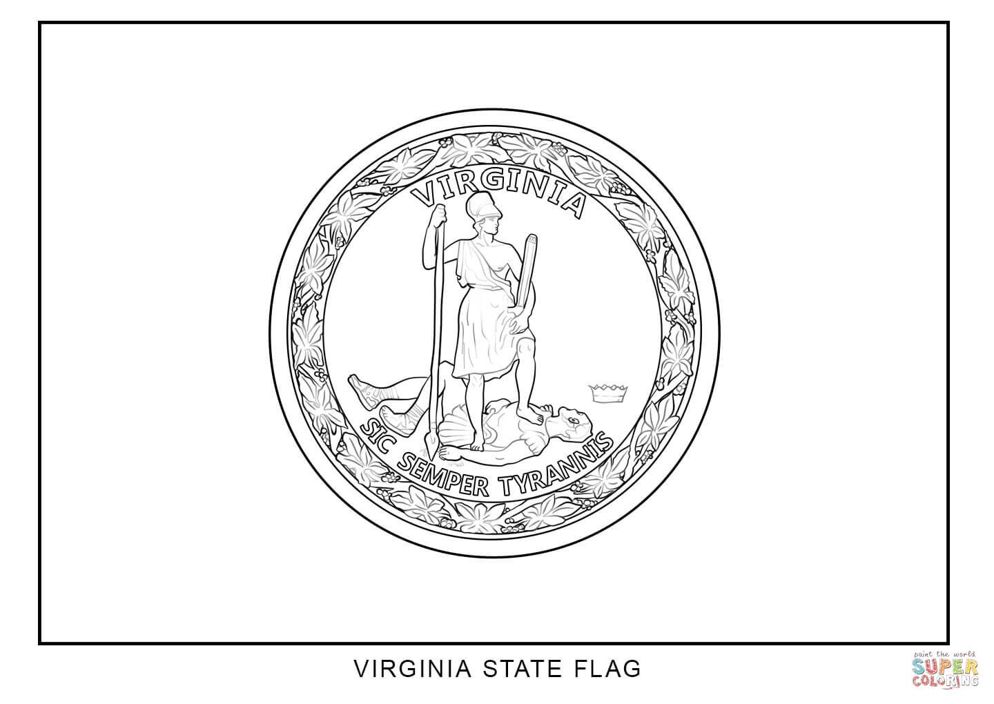 1440x1020 Image Result For Virginia State Flag Coloring Page California