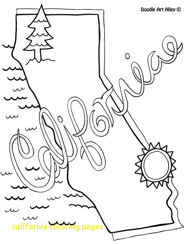 618x799 California Coloring Pages With California Map Coloring Page