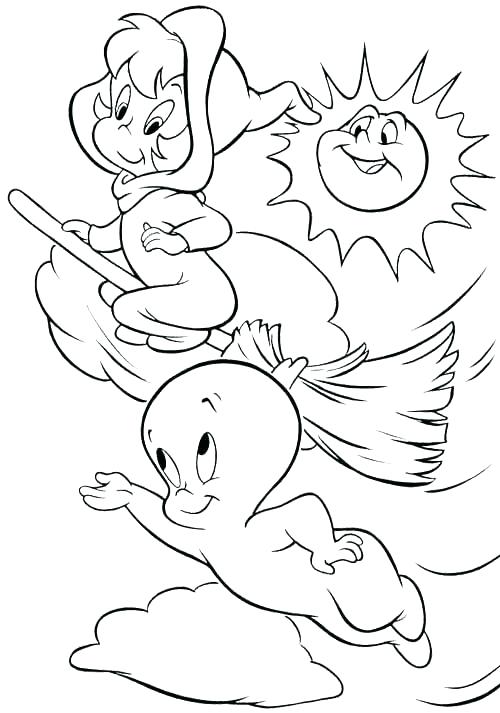 500x713 Ghosts Coloring Pages