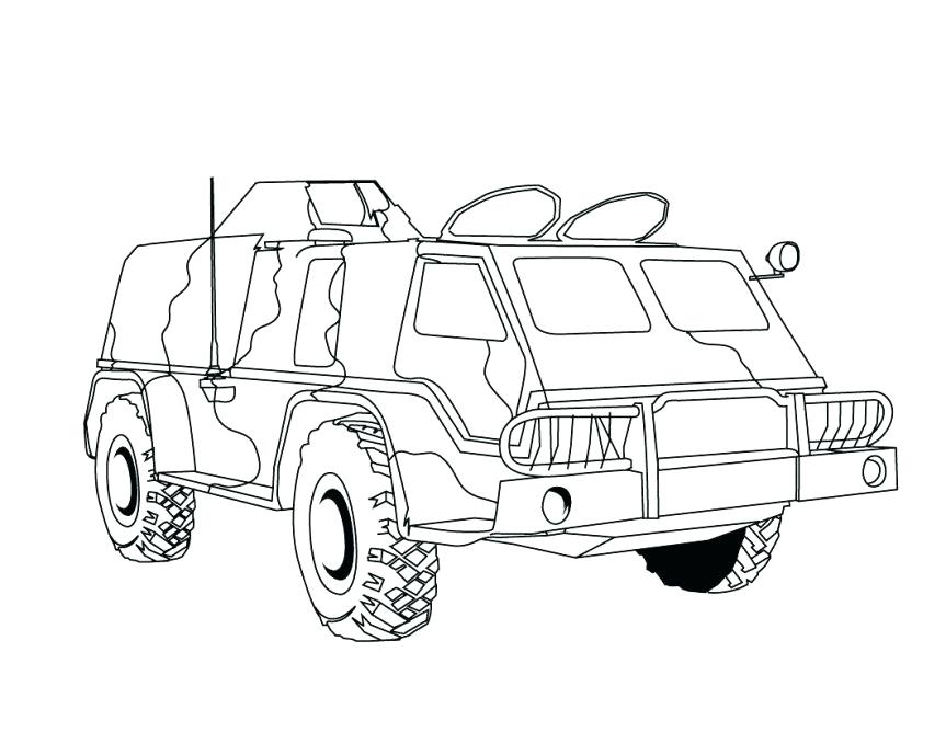 863x668 Call Of Duty Printable Coloring Pages Military Truck Black Ops