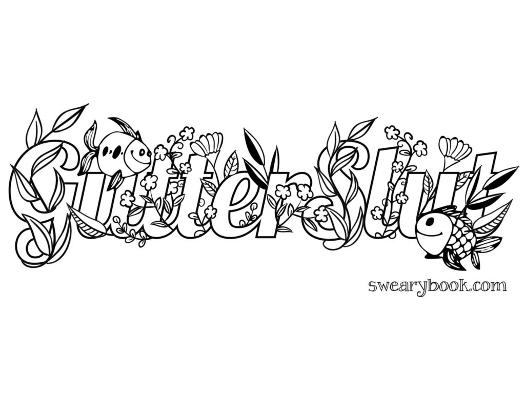 1024x791 Adult Swear Words Coloring Book Pages Sketch Coloring Page