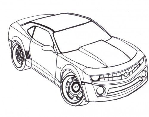 500x394 Camaro Coloring Pages To Print Coloring Page For Kids