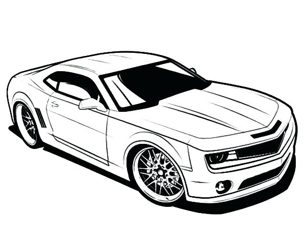 600x480 Camaro Coloring Pages Color Bros