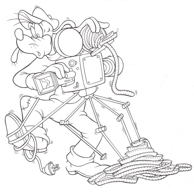 794x800 Camera Colouring Page