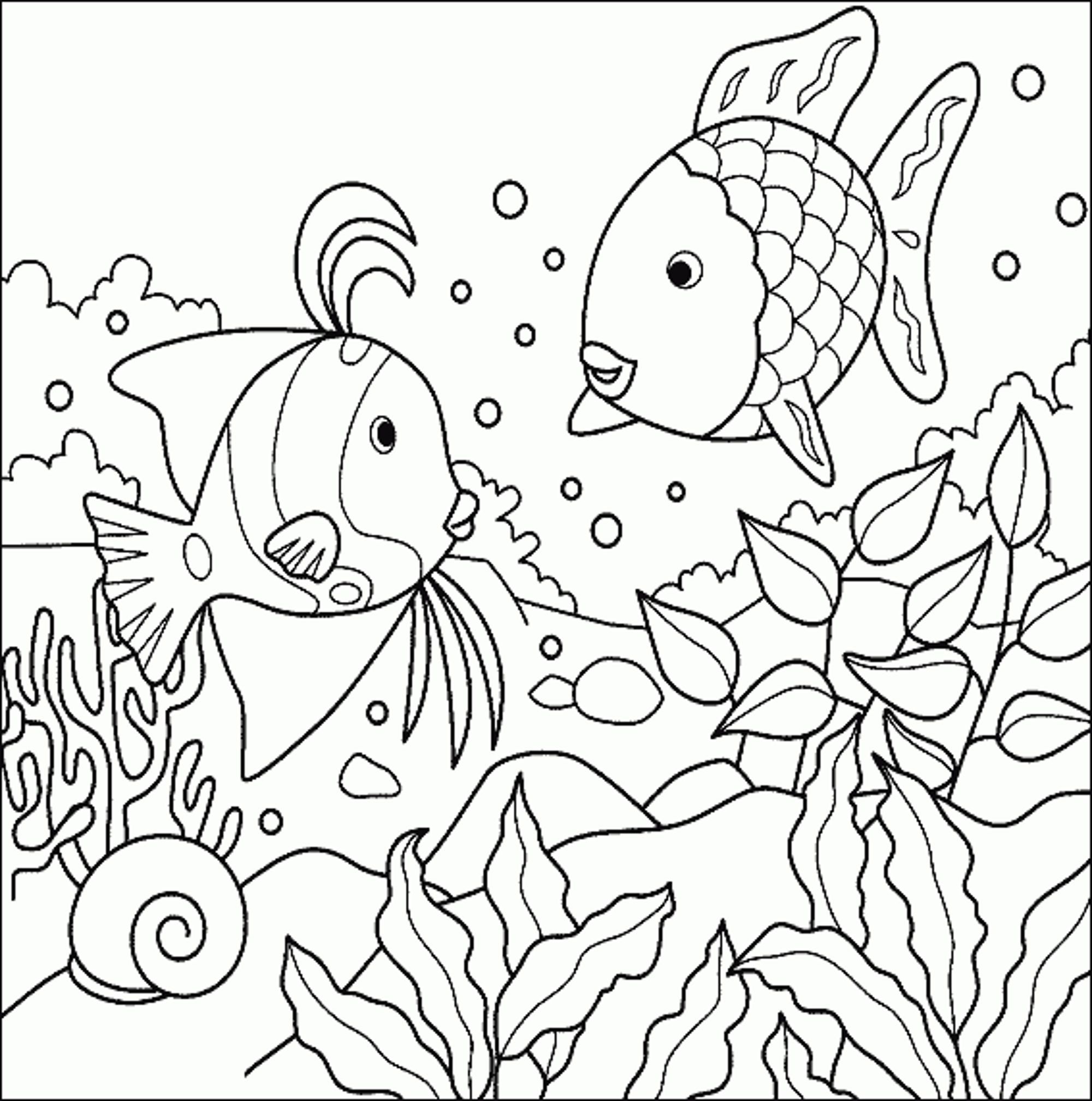 2000x2018 Inspiring Fish Coloring Pages Printable Of Animal Camouflage