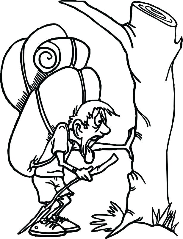 615x804 Camping Colouring Pages Camping Coloring Pages Medium Size