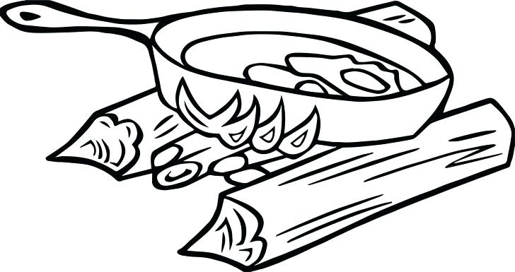 728x385 Campfire Coloring Pages Print Camping Page Zahlkarte Site