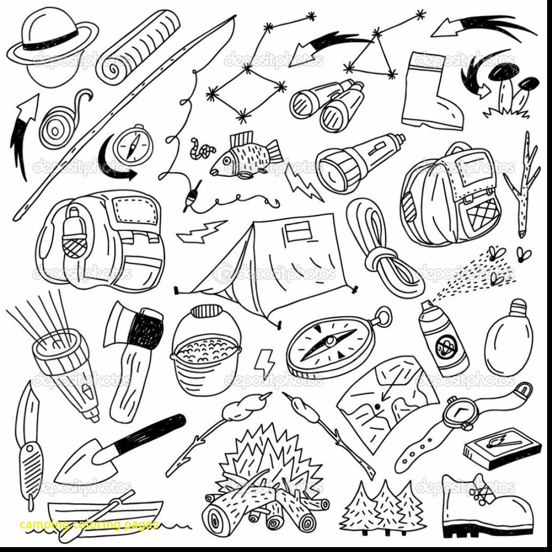 1126x1126 Camping Coloring Pages With Amazing Camping Coloring Pages