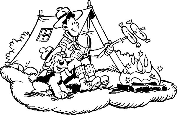 600x390 Samson And Gert Camping Coloring Pages Best Place To Color