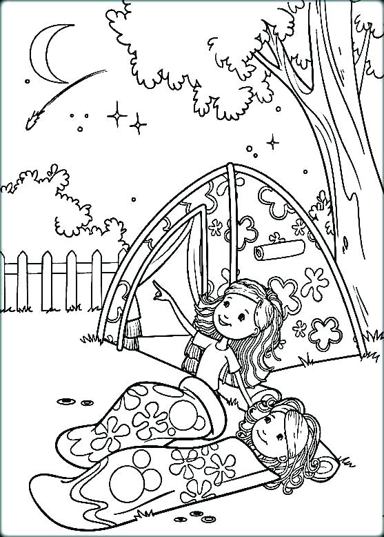 557x778 Camping Coloring Pages For Kids Vanda