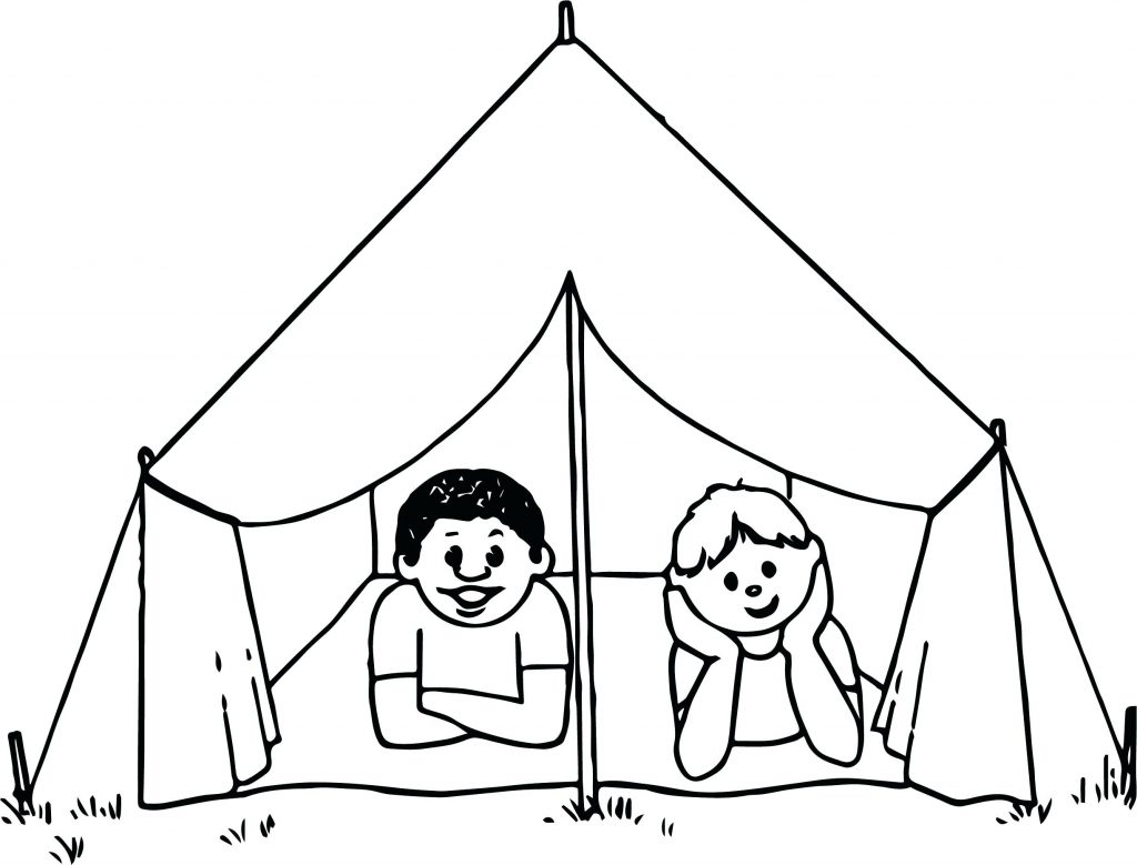 1024x779 Coloring Pages Camping Coloring Pages Kids Page Themed Sheets